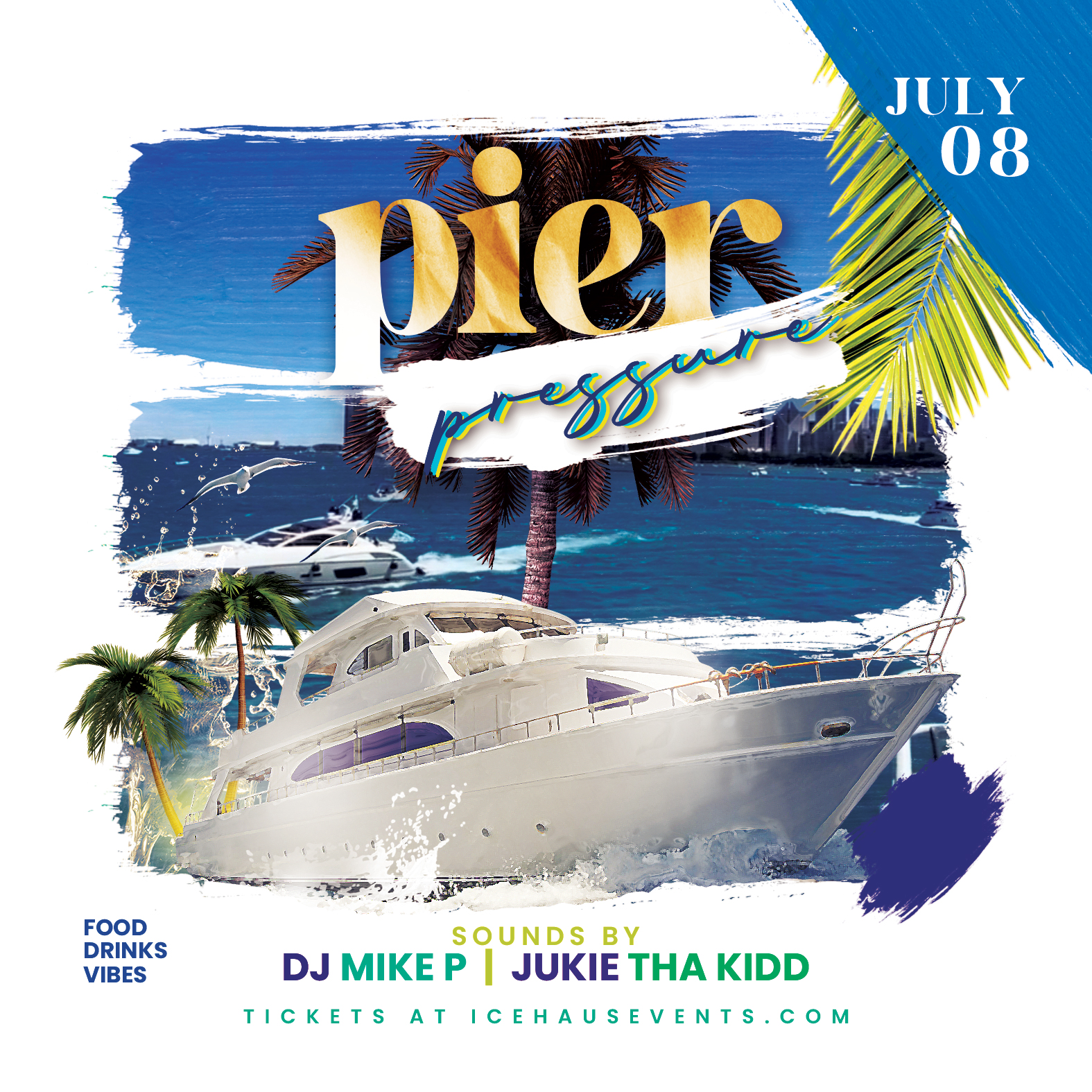 pier pressure yacht party